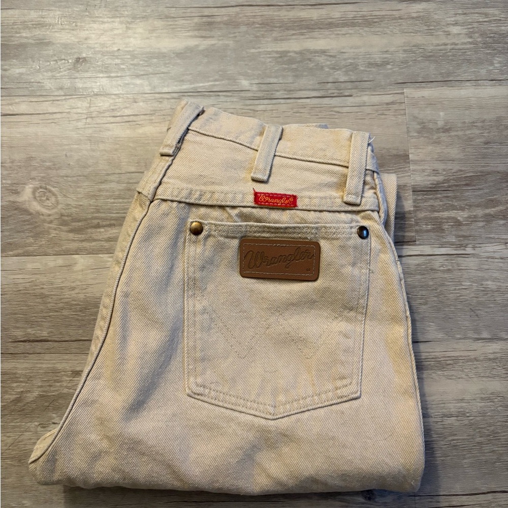 Wrangler Beige Denim Pants
